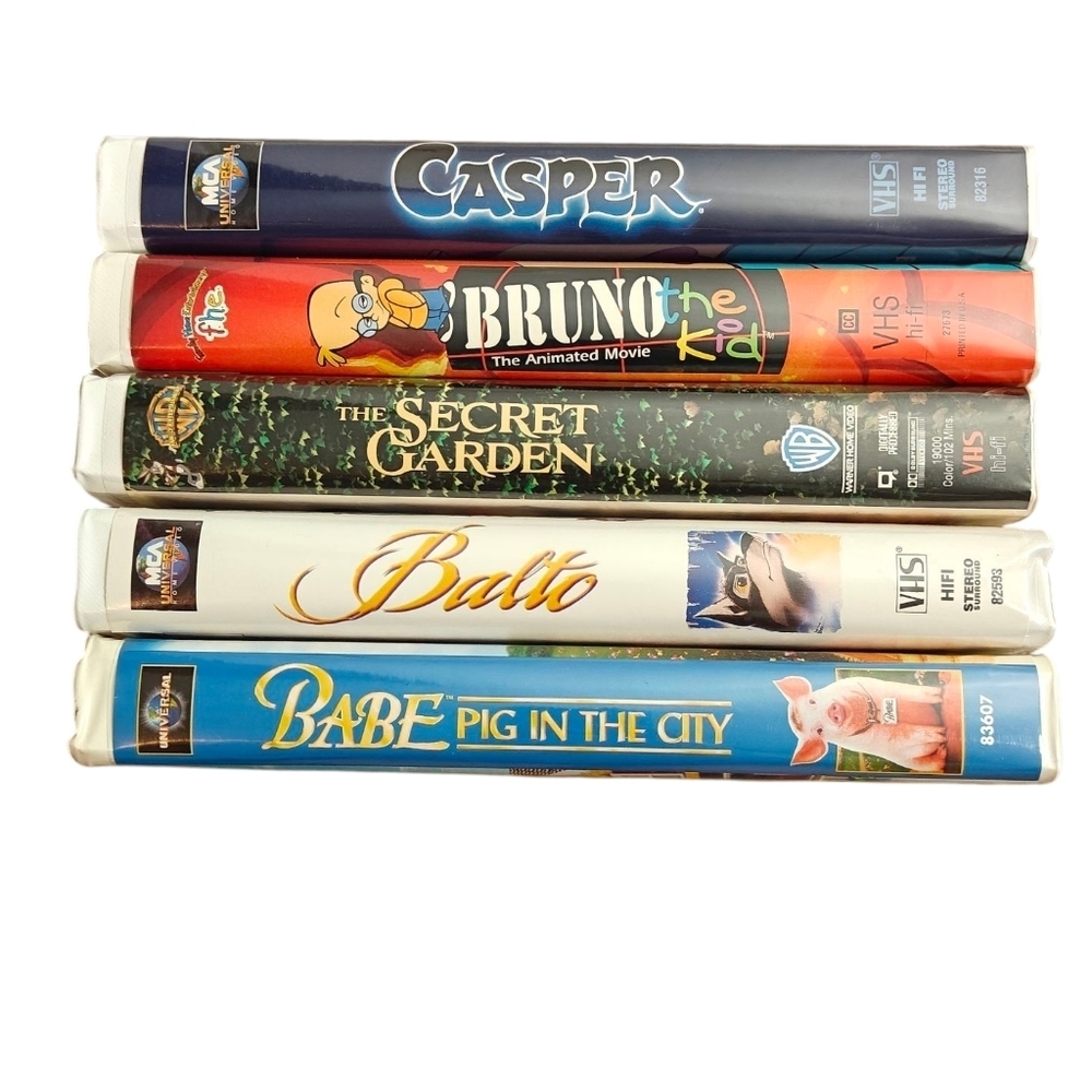🚨 LAST CHANCE 🚨 VINTAGE Classic VHS Collection Bundle of 5 - Picture 7 of 9